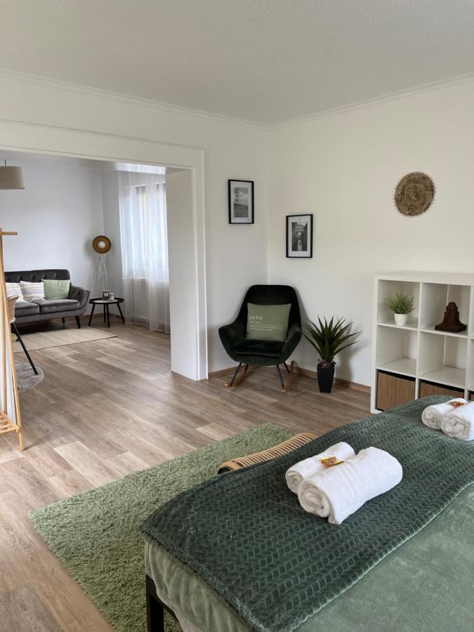 Korbstadt-Villa Rattan-Design Mit Balkon, Garten, Arbeitsplatz, Kueche Lichtenfels  Buitenkant foto