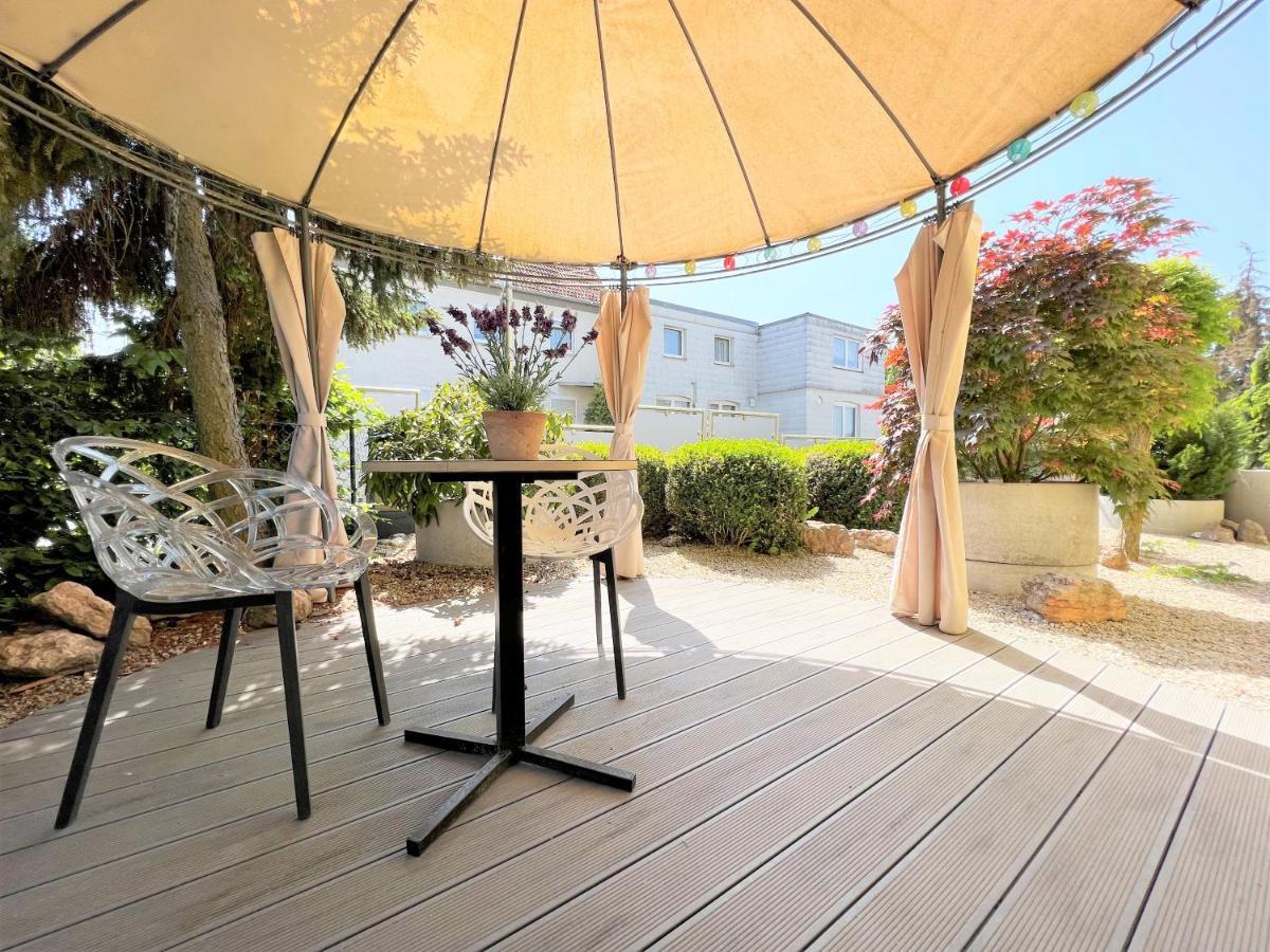 Korbstadt-Villa Rattan-Design Mit Balkon, Garten, Arbeitsplatz, Kueche Lichtenfels  Buitenkant foto